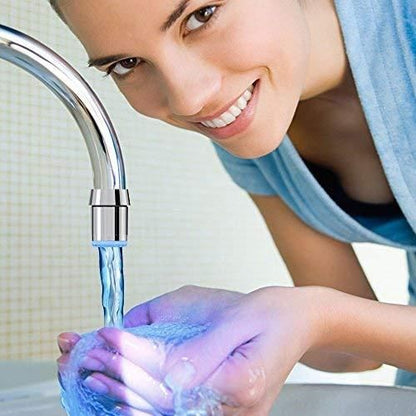 Color LED Light Changing Glow Sensor Water Faucet Tap